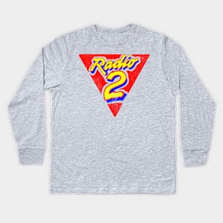 Radio 2 Ireland - Defunct 1980s Design Kids Long Sleeve T-Shirt